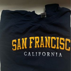 San Francisco sweatshirt navy size L